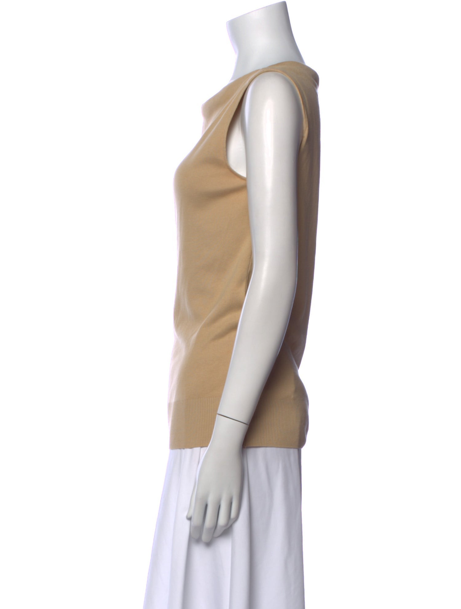 Ralph Lauren Black Label Cowl Neck Sleeveless Top