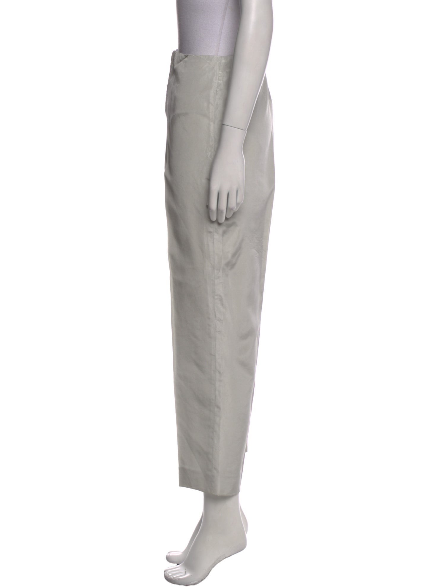 Ralph Lauren Black Label Silk Straight Leg Pants