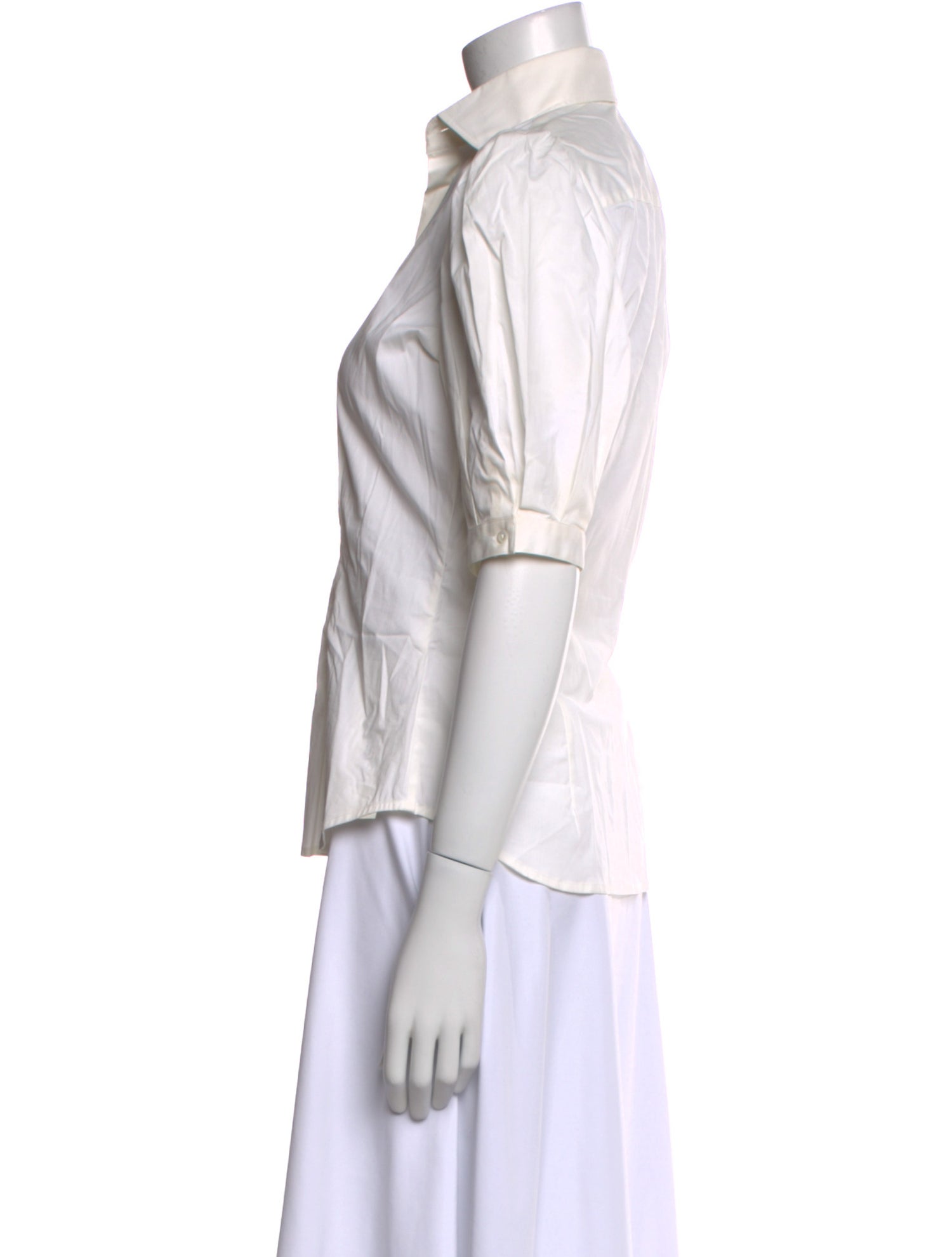 Ralph Lauren Black Label Short Sleeve Button-Up Top