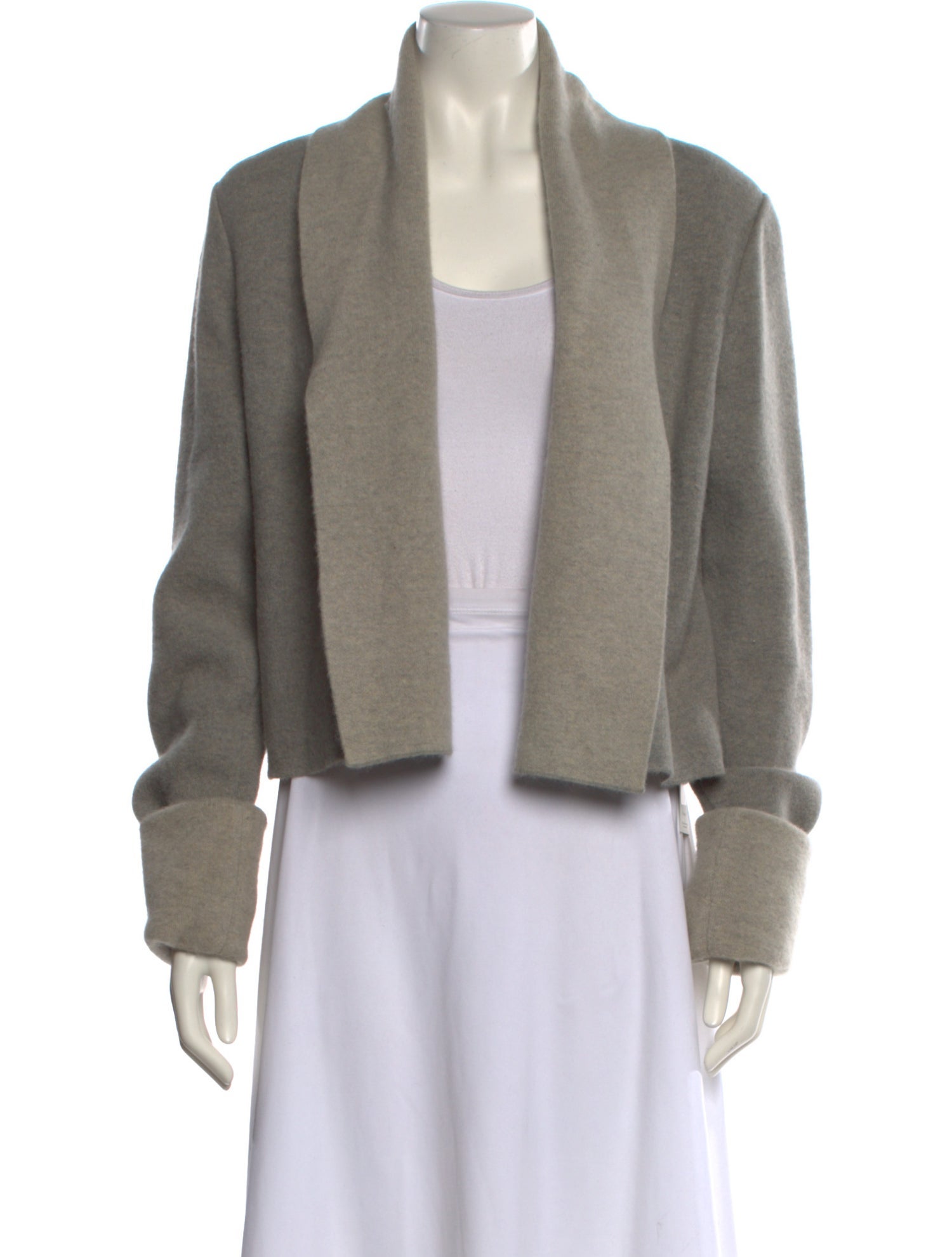 Ralph Lauren Black Label Merino Wool Open Front Sweater