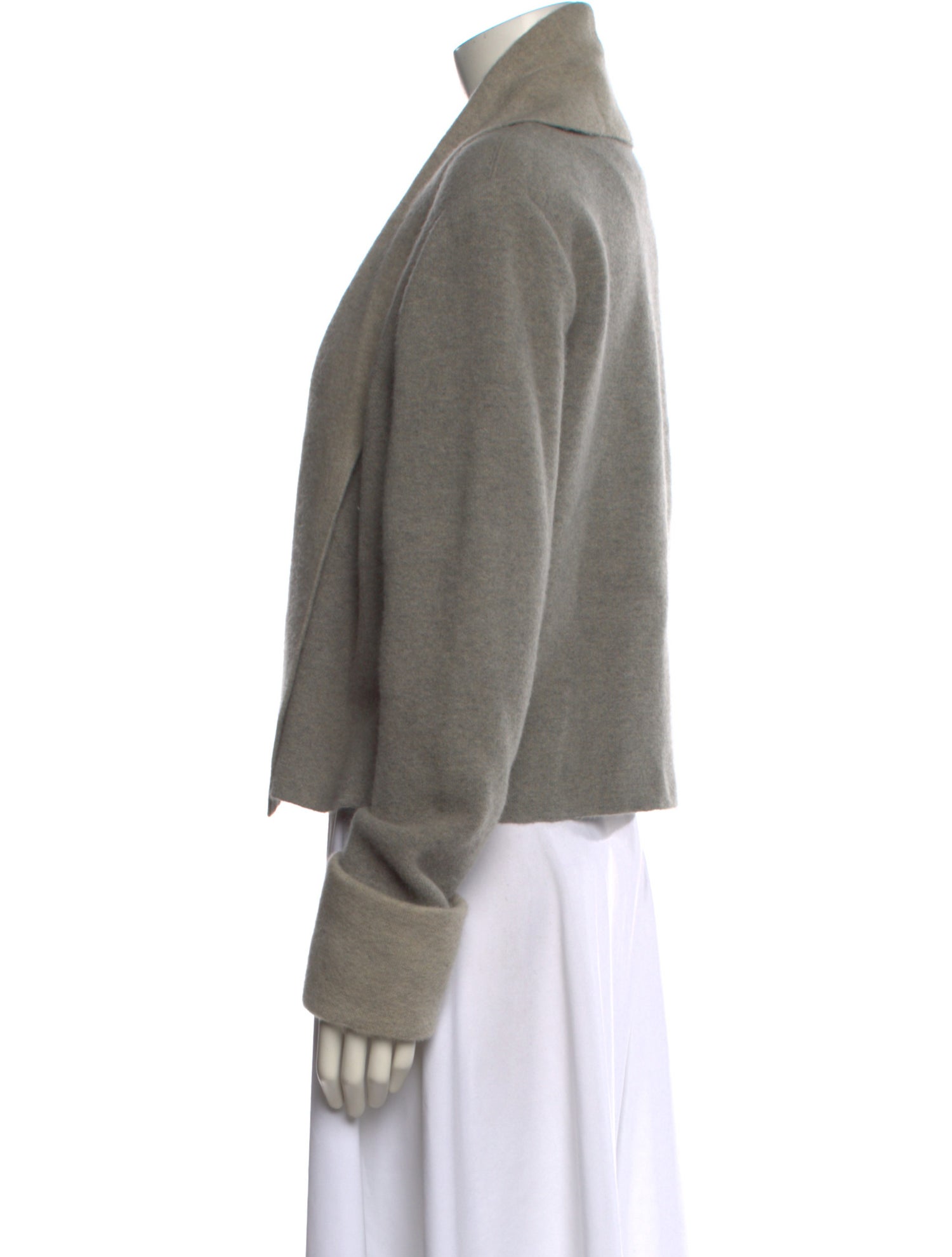 Ralph Lauren Black Label Merino Wool Open Front Sweater