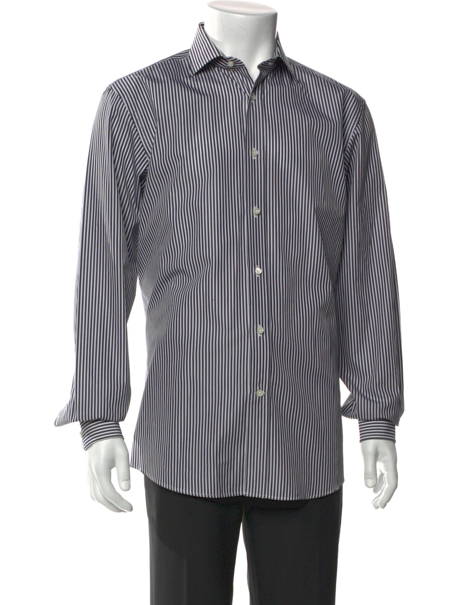 Ralph Lauren Black Label Striped Long Sleeve Shirt