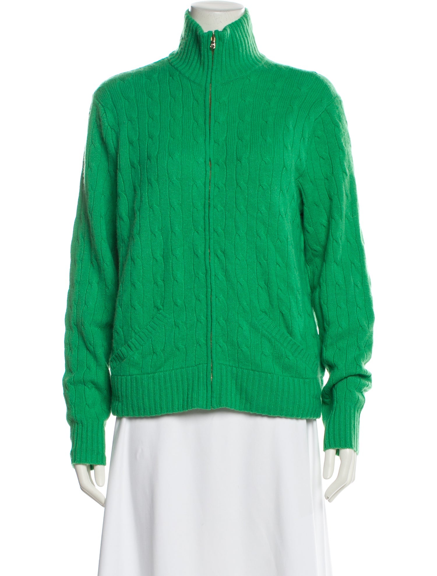 Ralph Lauren Black Label Cashmere Mock Neck Sweater