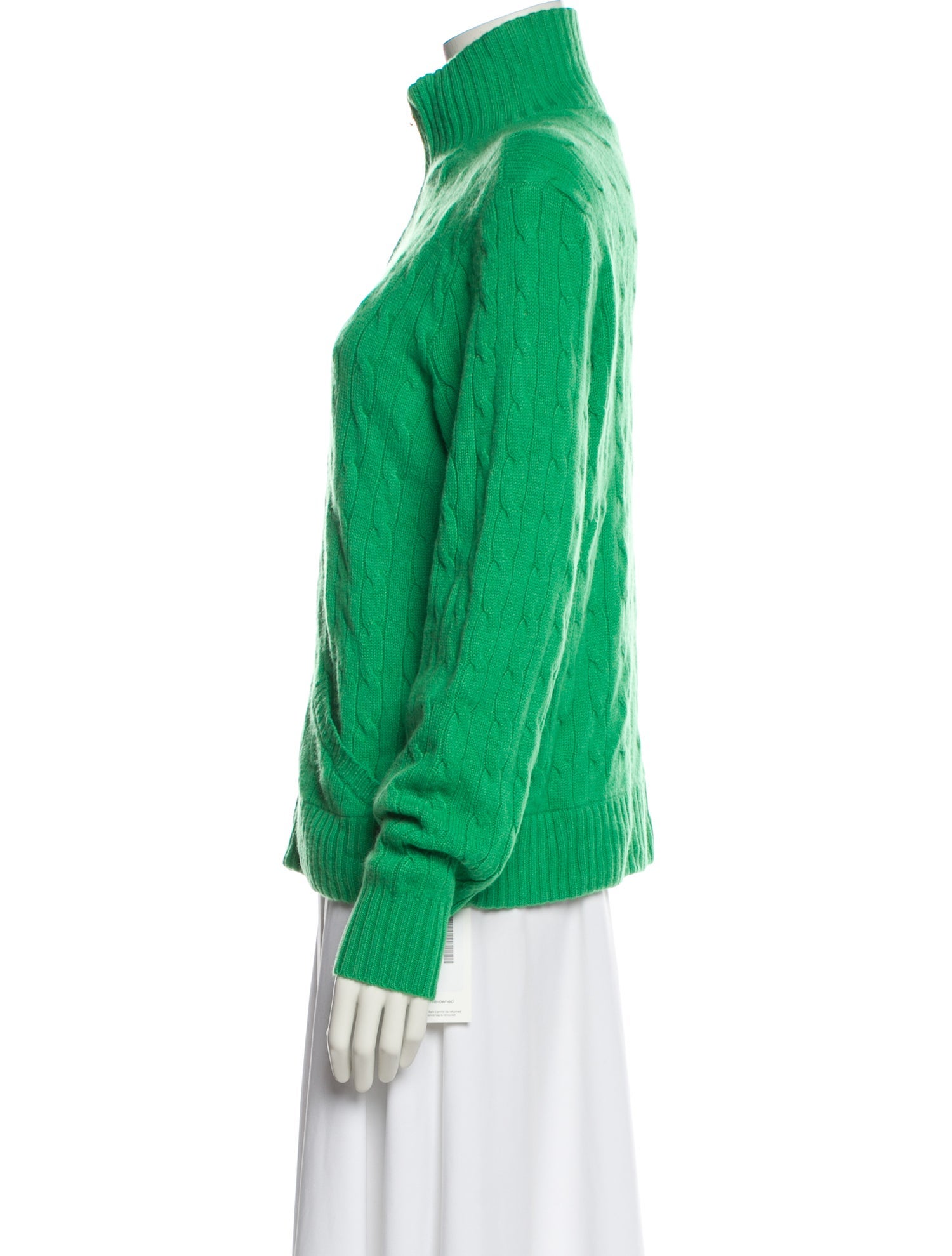 Ralph Lauren Black Label Cashmere Mock Neck Sweater