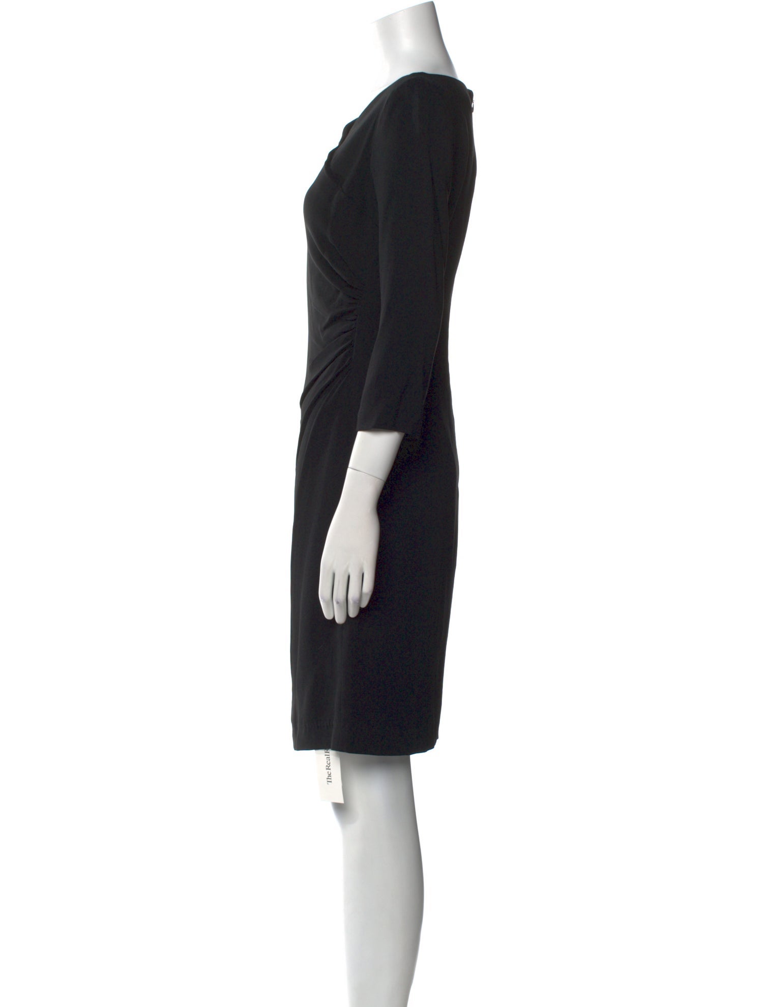 Ralph Lauren Black Label V-Neck Knee-Length Dress
