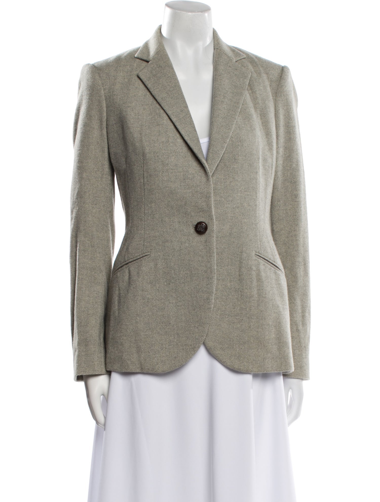 Ralph Lauren Black Label Merino Wool Striped Blazer