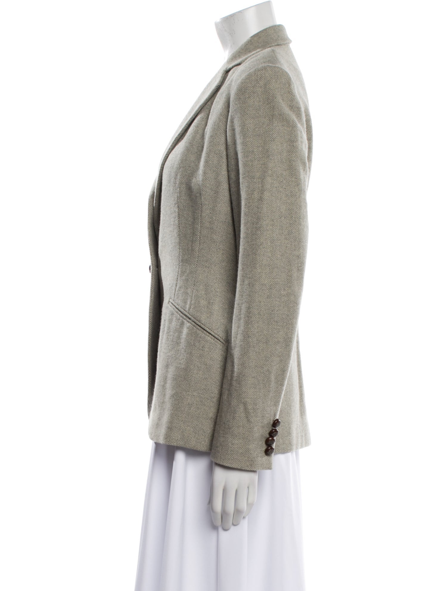 Ralph Lauren Black Label Merino Wool Striped Blazer