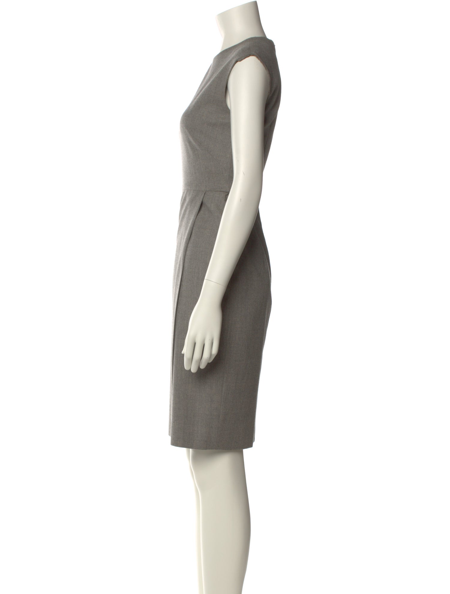 Ralph Lauren Black Label Wool Knee-Length Dress