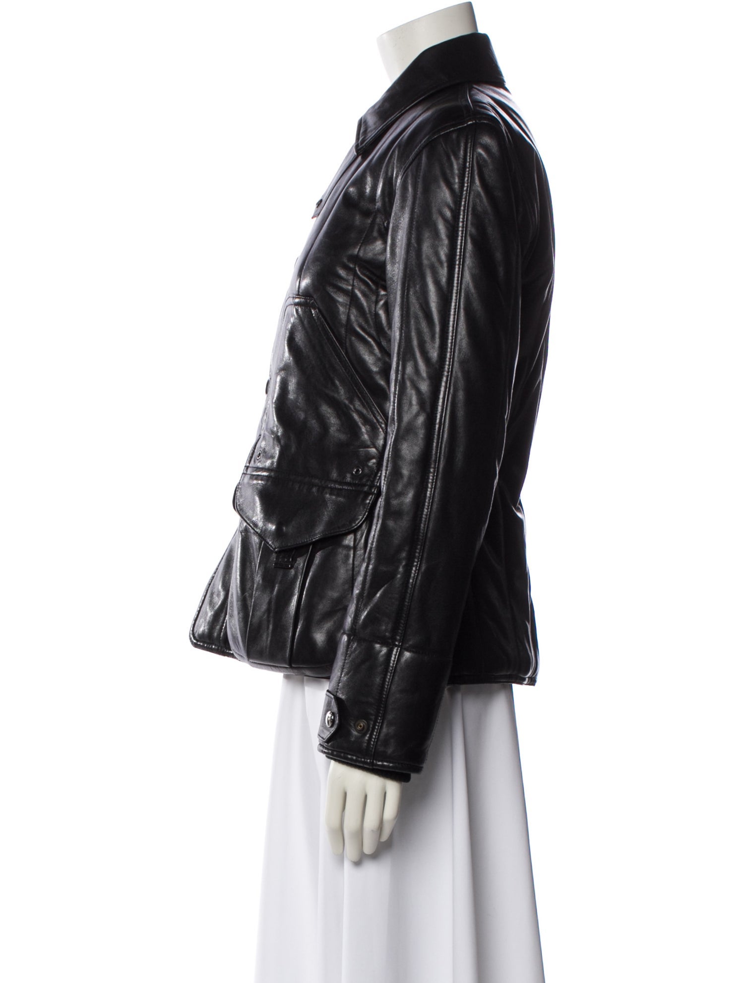 Ralph Lauren Black Label Lambskin Biker Jacket