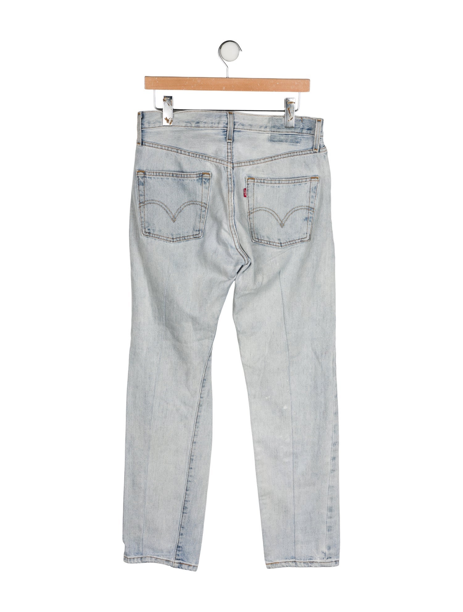 Reformation x Levi's Mid-Rise Straight Leg Jeans