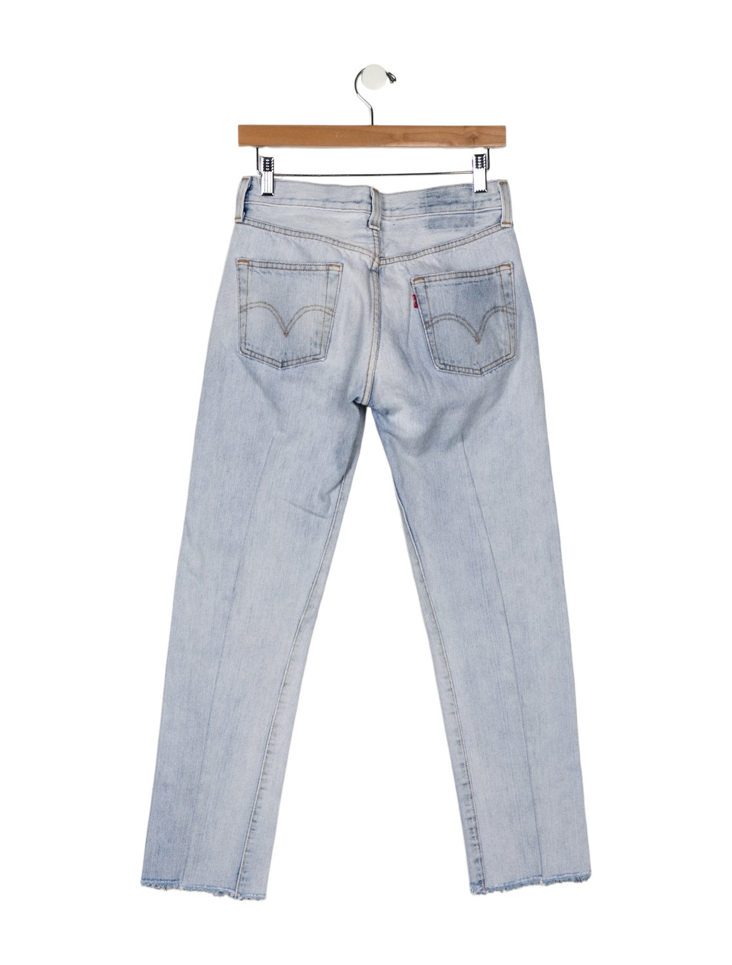 Reformation x Levi's Mid-Rise Straight Leg Jeans