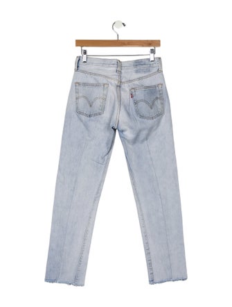 Reformation x Levi's Mid-Rise Straight Leg Jeans
