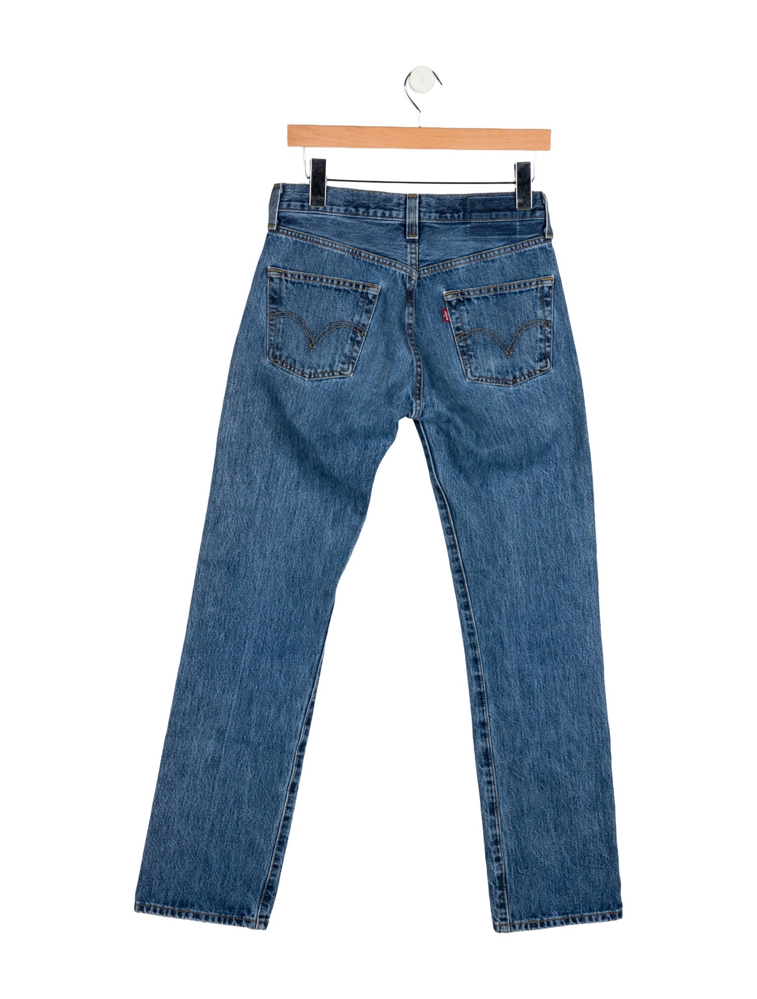 Reformation x Levi's Mid-Rise Straight Leg Jeans