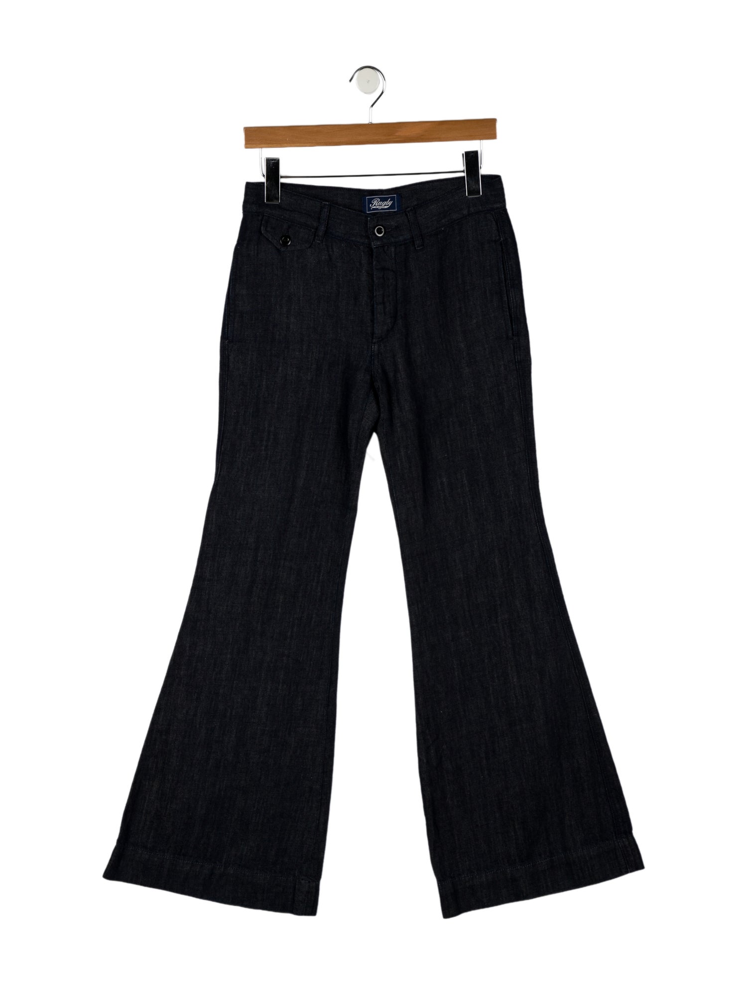 Ralph Lauren Rugby Mid-Rise Wide Leg Jeans