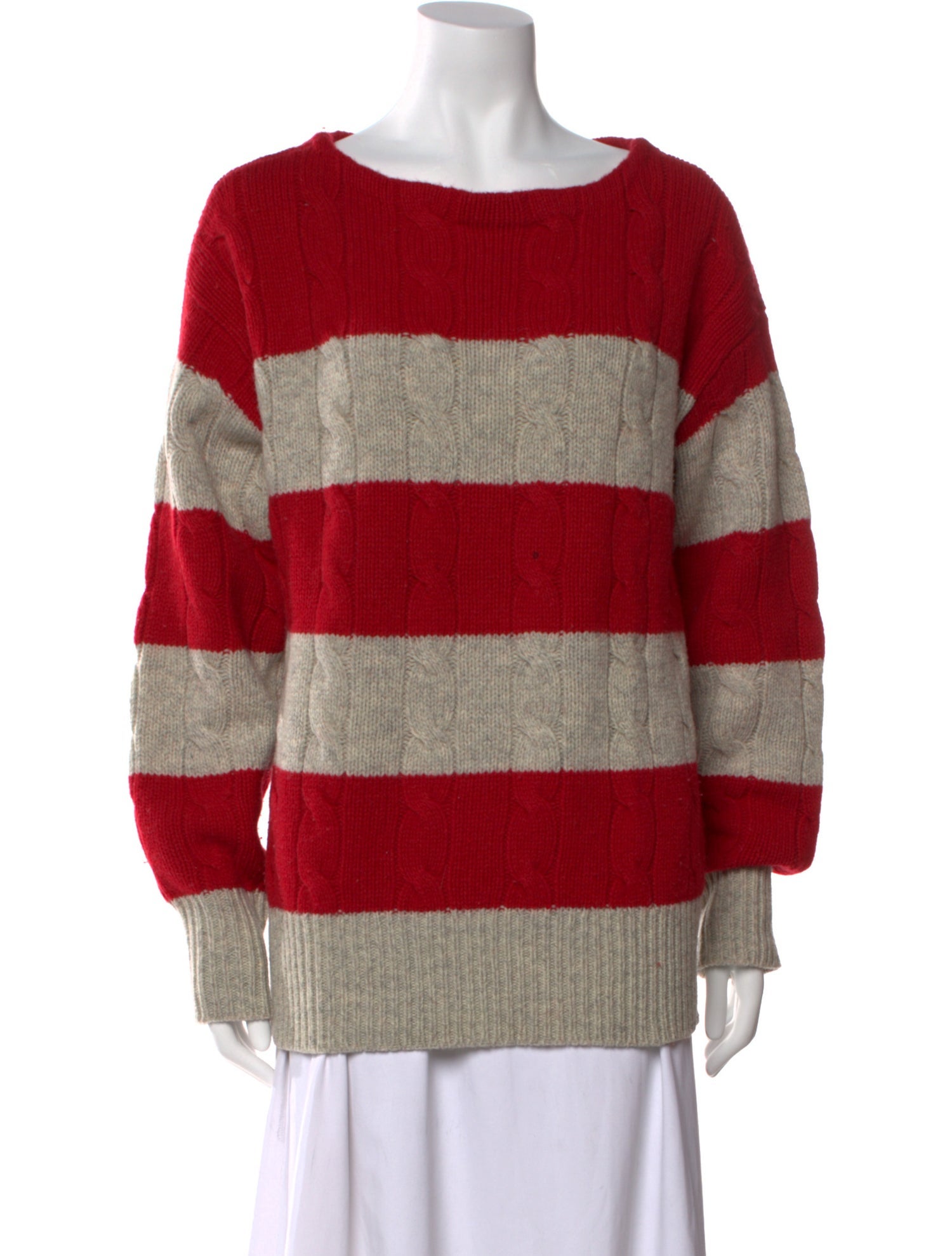 Ralph Lauren Rugby Wool Striped Sweater