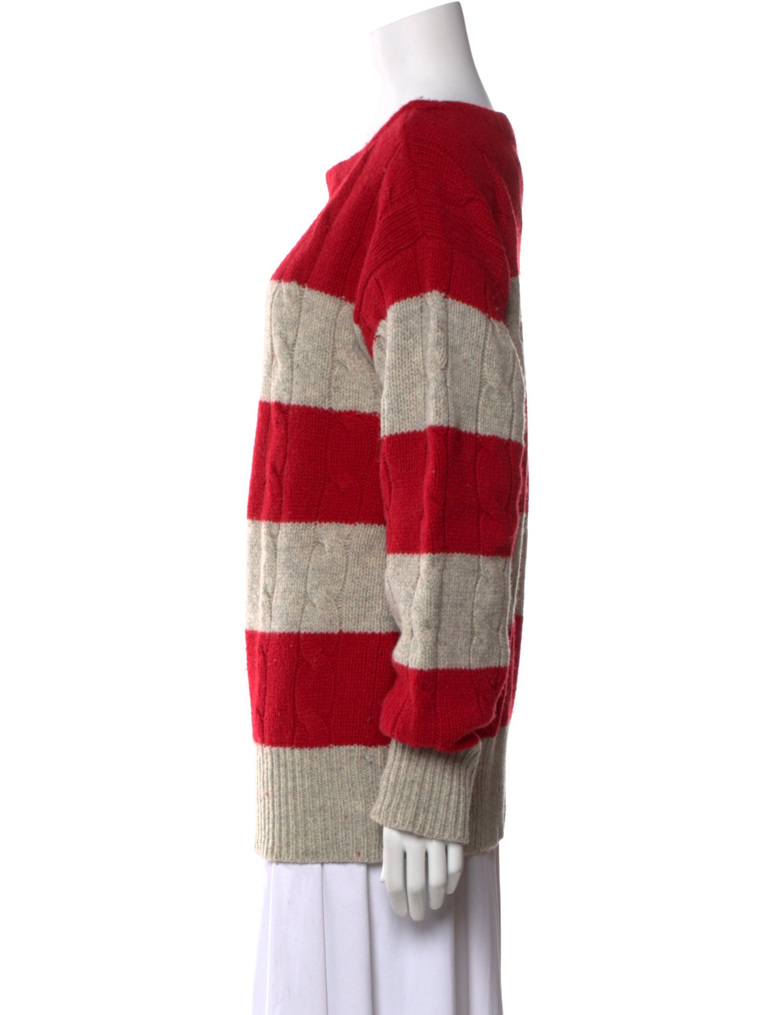 Ralph Lauren Rugby Wool Striped Sweater