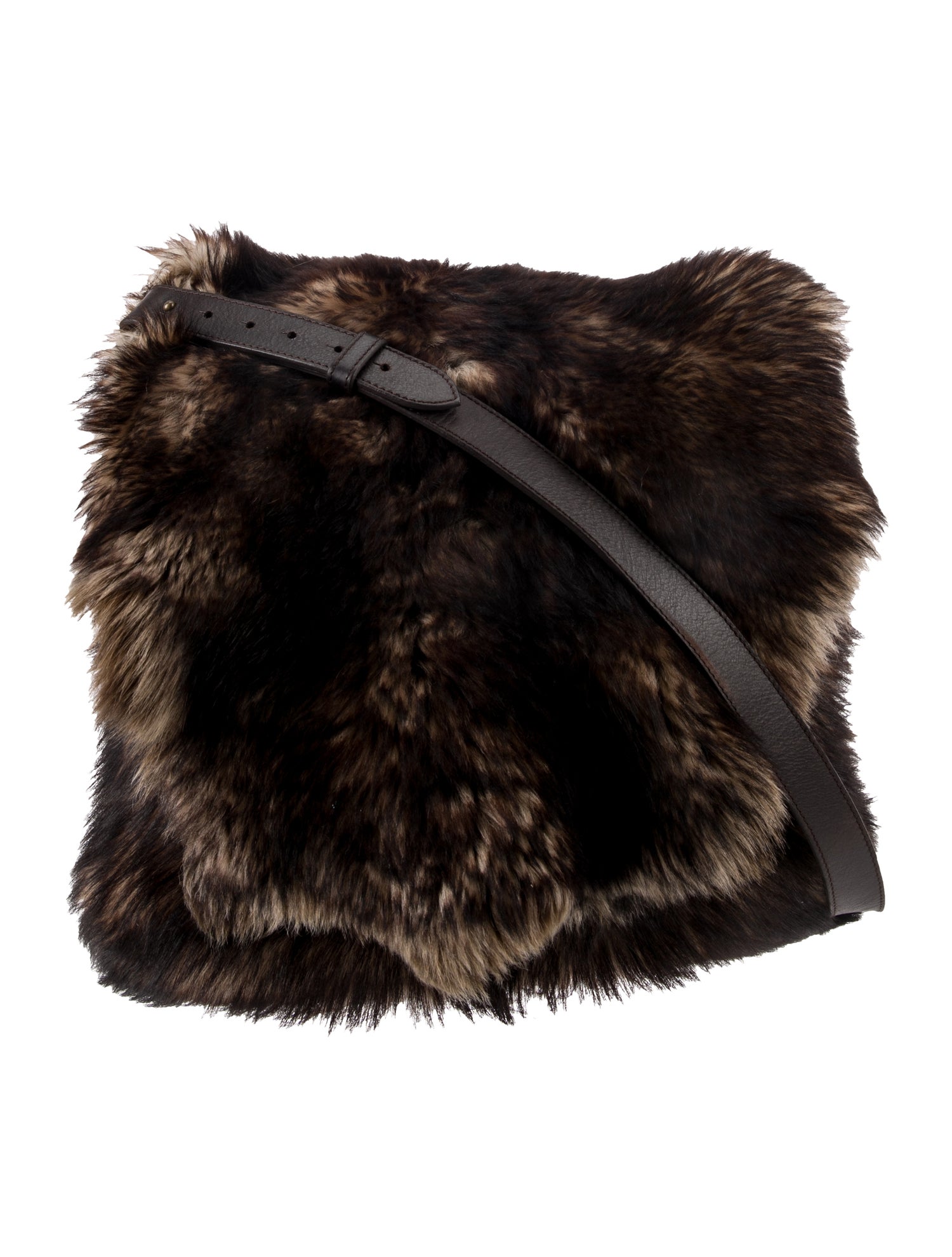 Ralph Lauren Rugby Fur Shoulder Bag