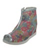 Rucoline Floral Print Sock Boots
