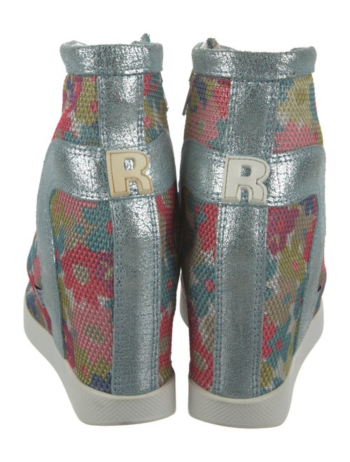 Rucoline Floral Print Sock Boots