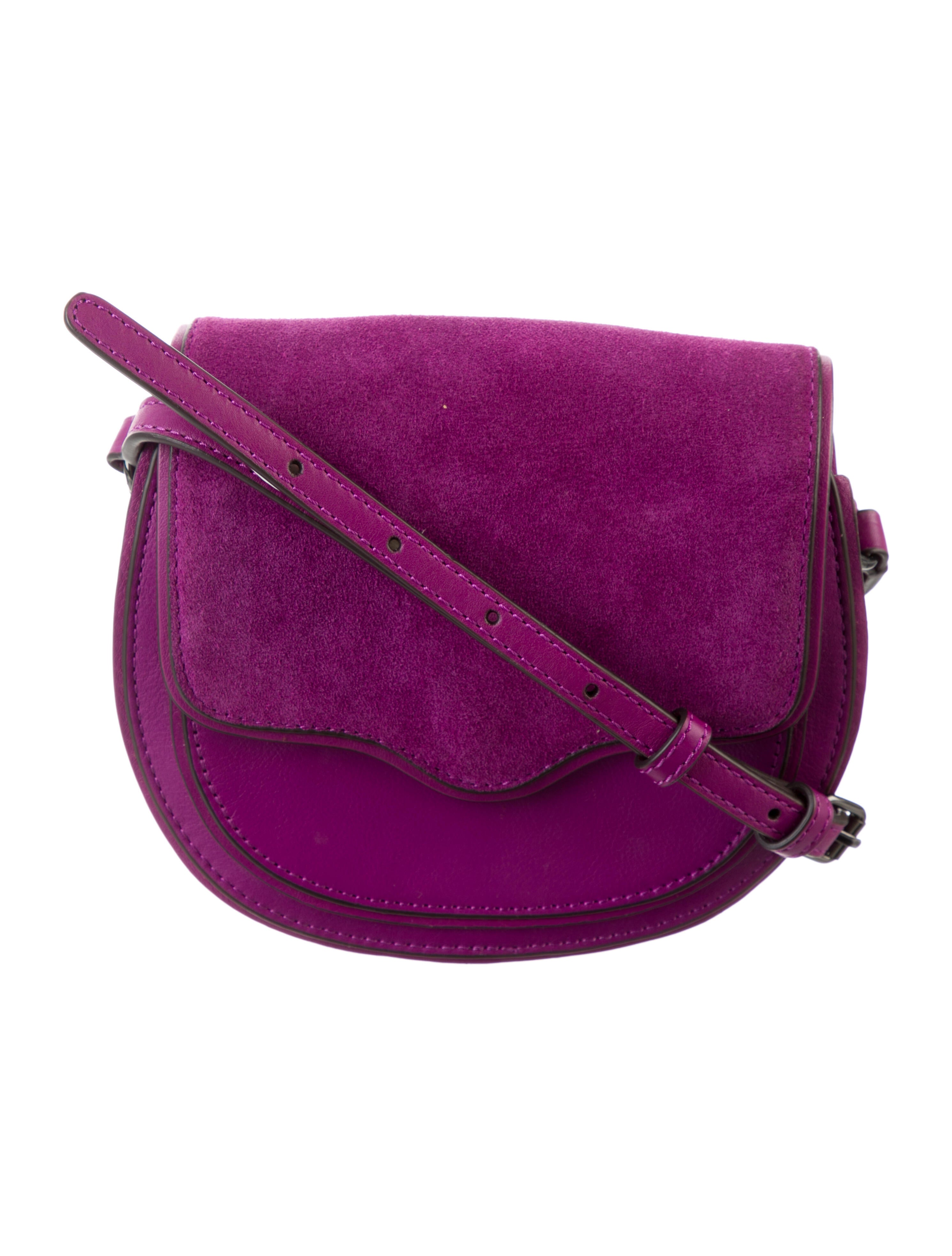 Rebecca Minkoff Small Leather Crossbody Bag Purple Crossbody Bags