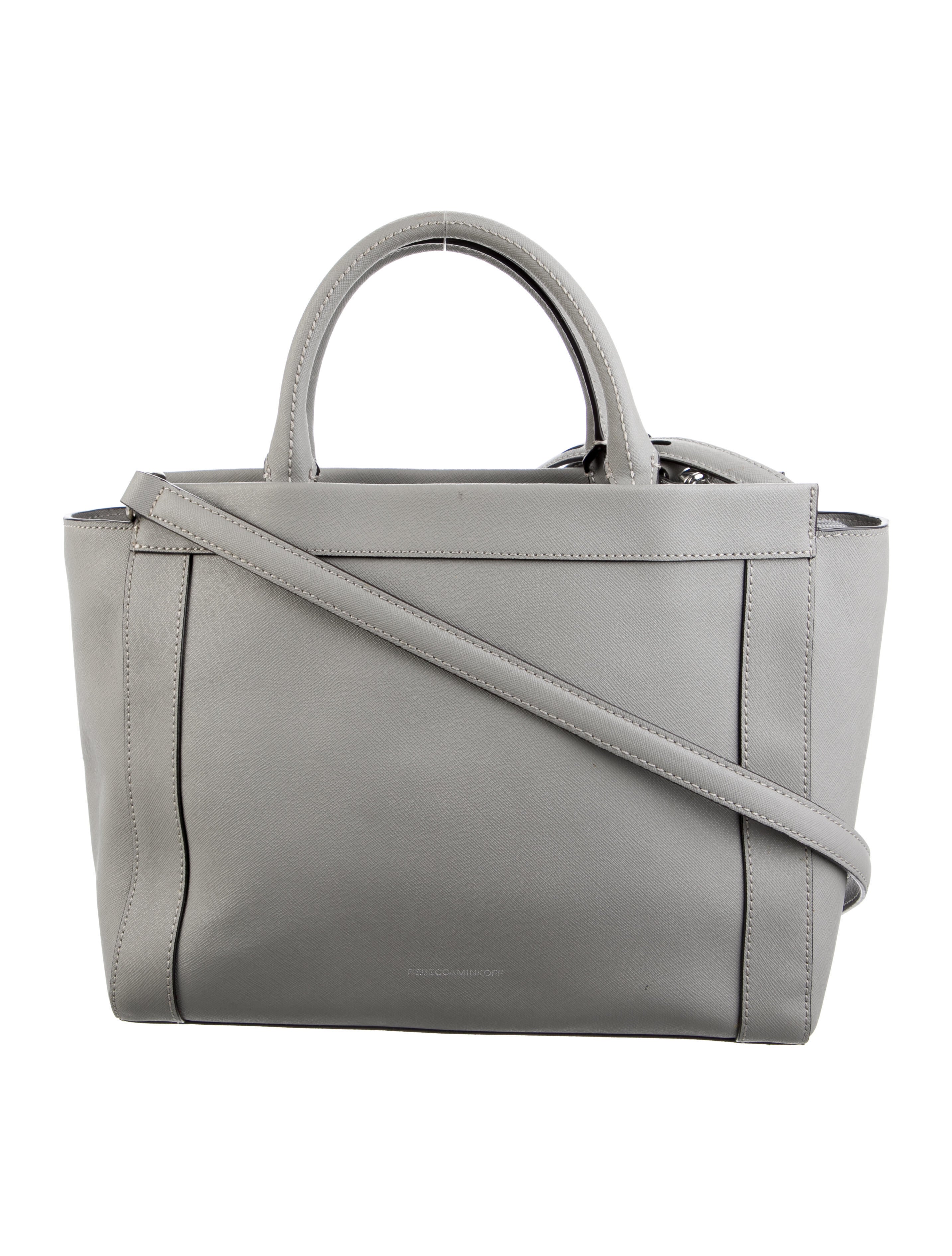 Rebecca Minkoff Leather Handle Bag Grey Handle Bags, Handbags