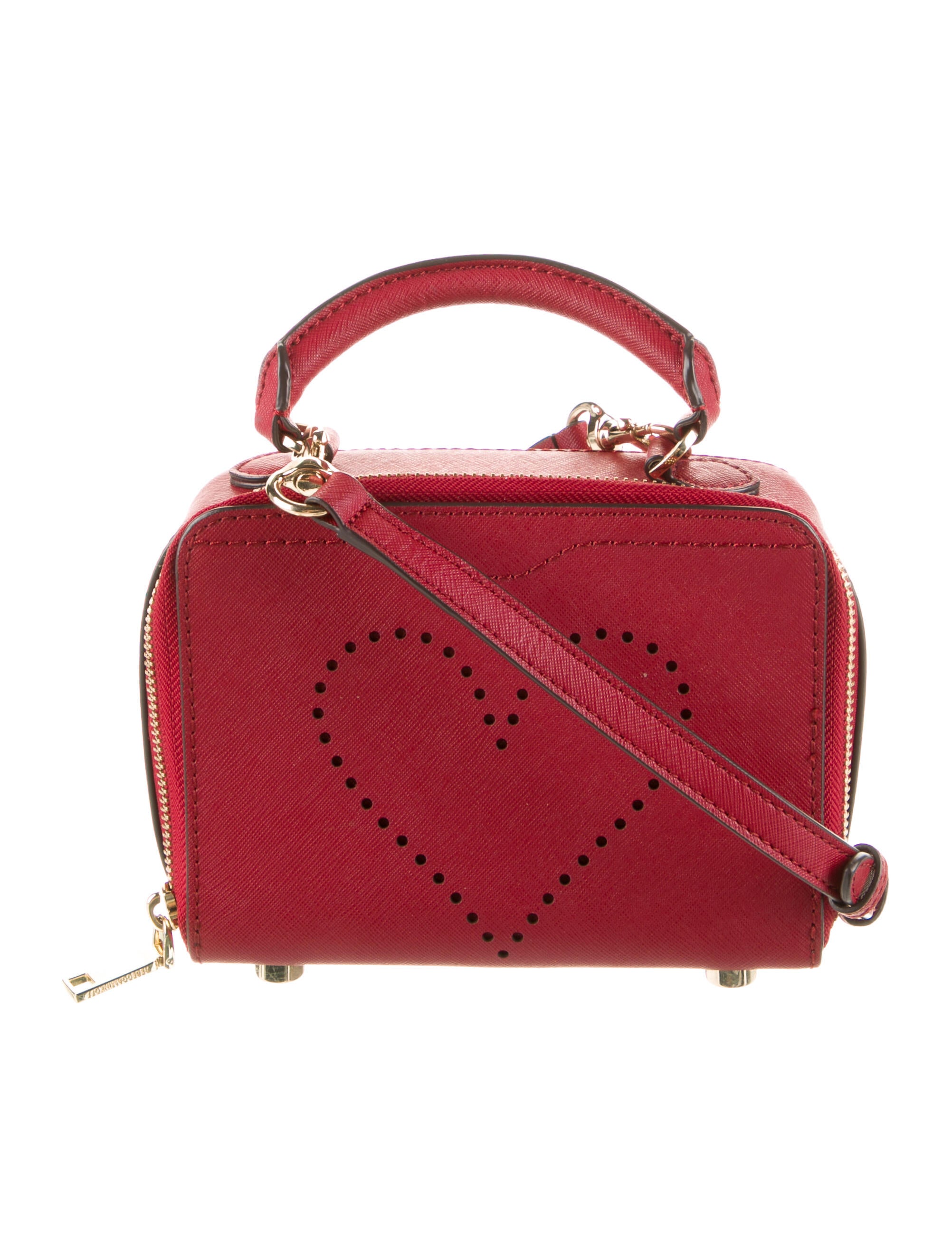 Rebecca Minkoff Leather Love Crossbody Bag Red Crossbody Bags