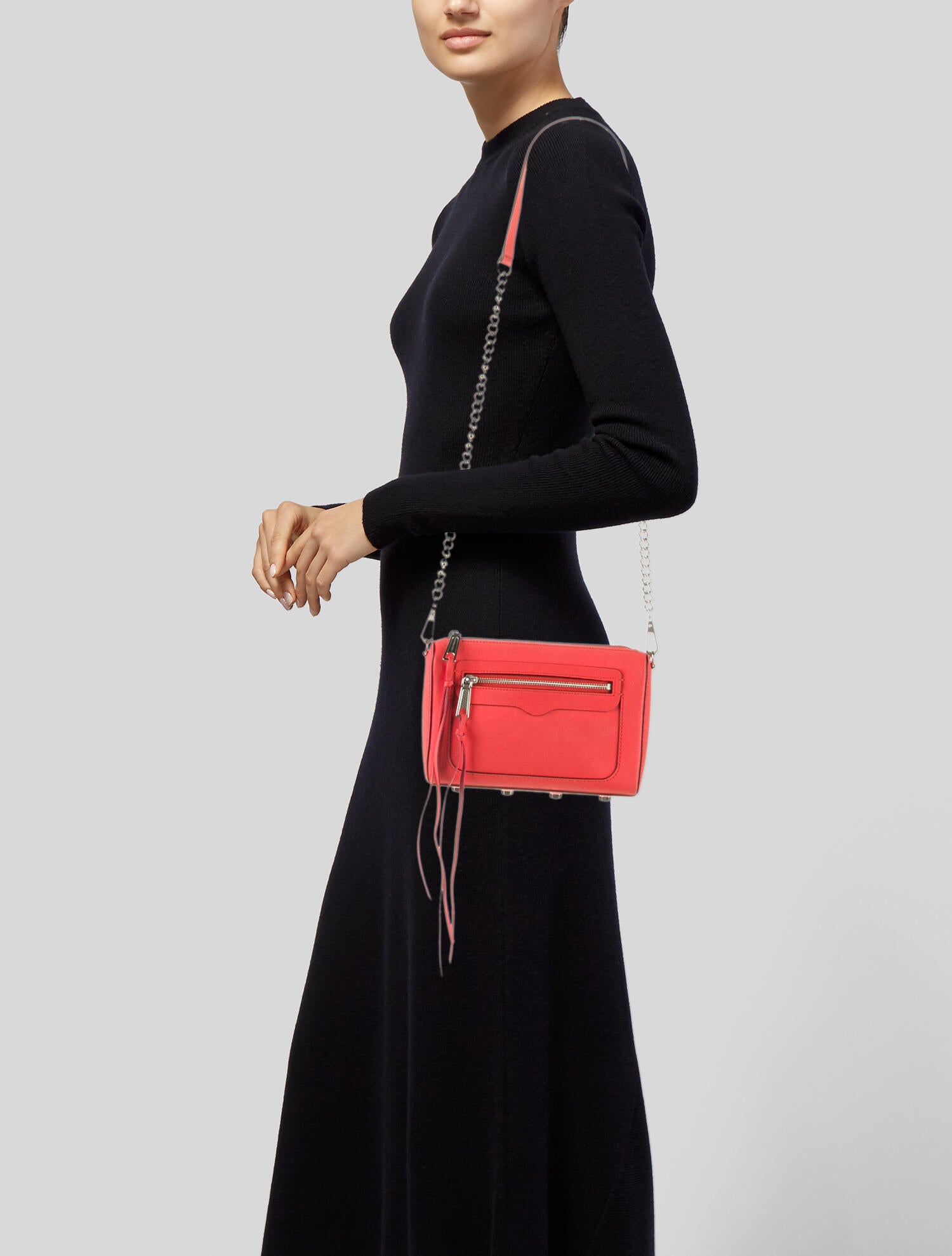 Rebecca Minkoff Leather Love Crossbody Bag Red Crossbody Bags