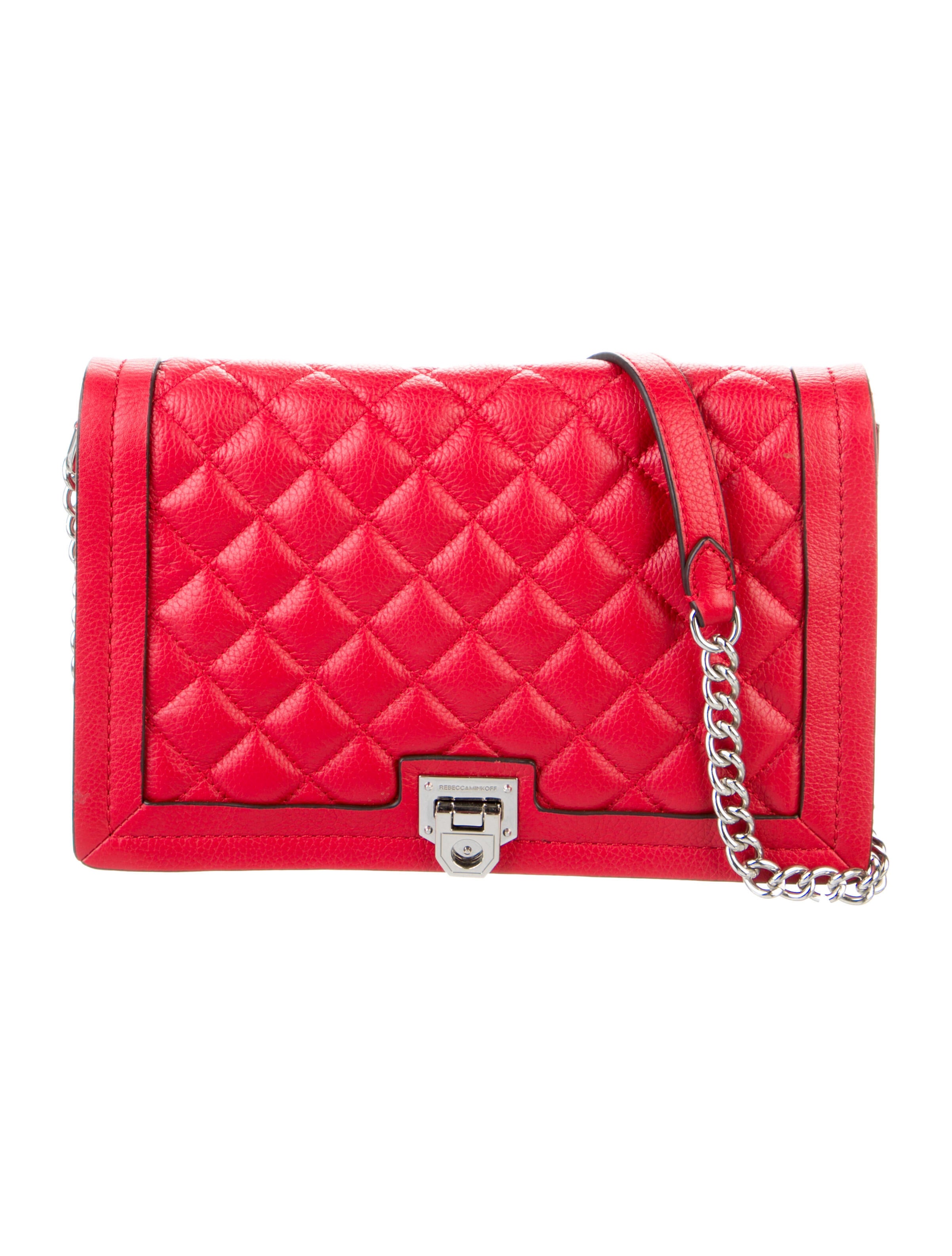 Rebecca Minkoff Leather Love Crossbody Bag Red Crossbody Bags