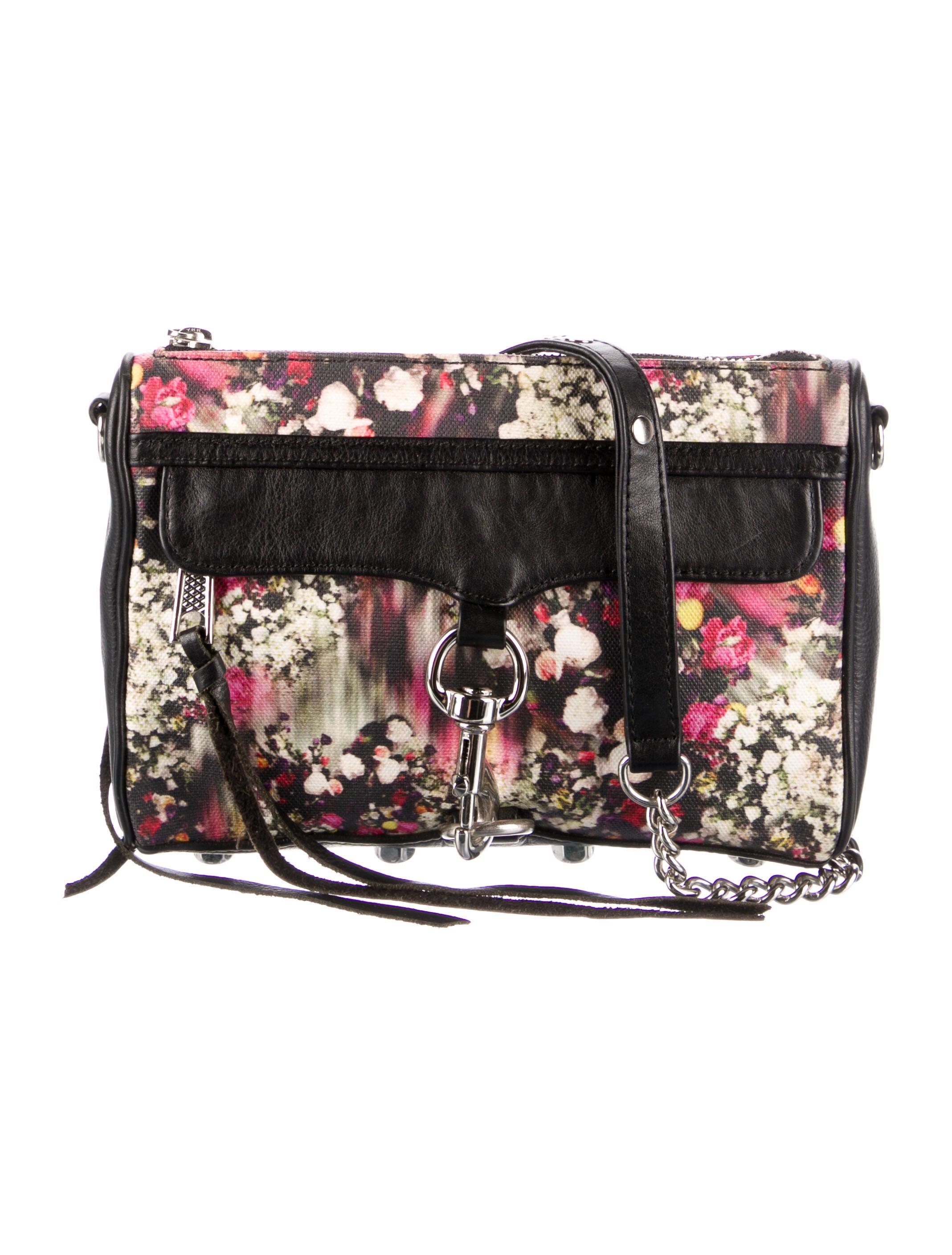 Rebecca Minkoff Coated Canvas Crossbody Bag Black Crossbody Bags