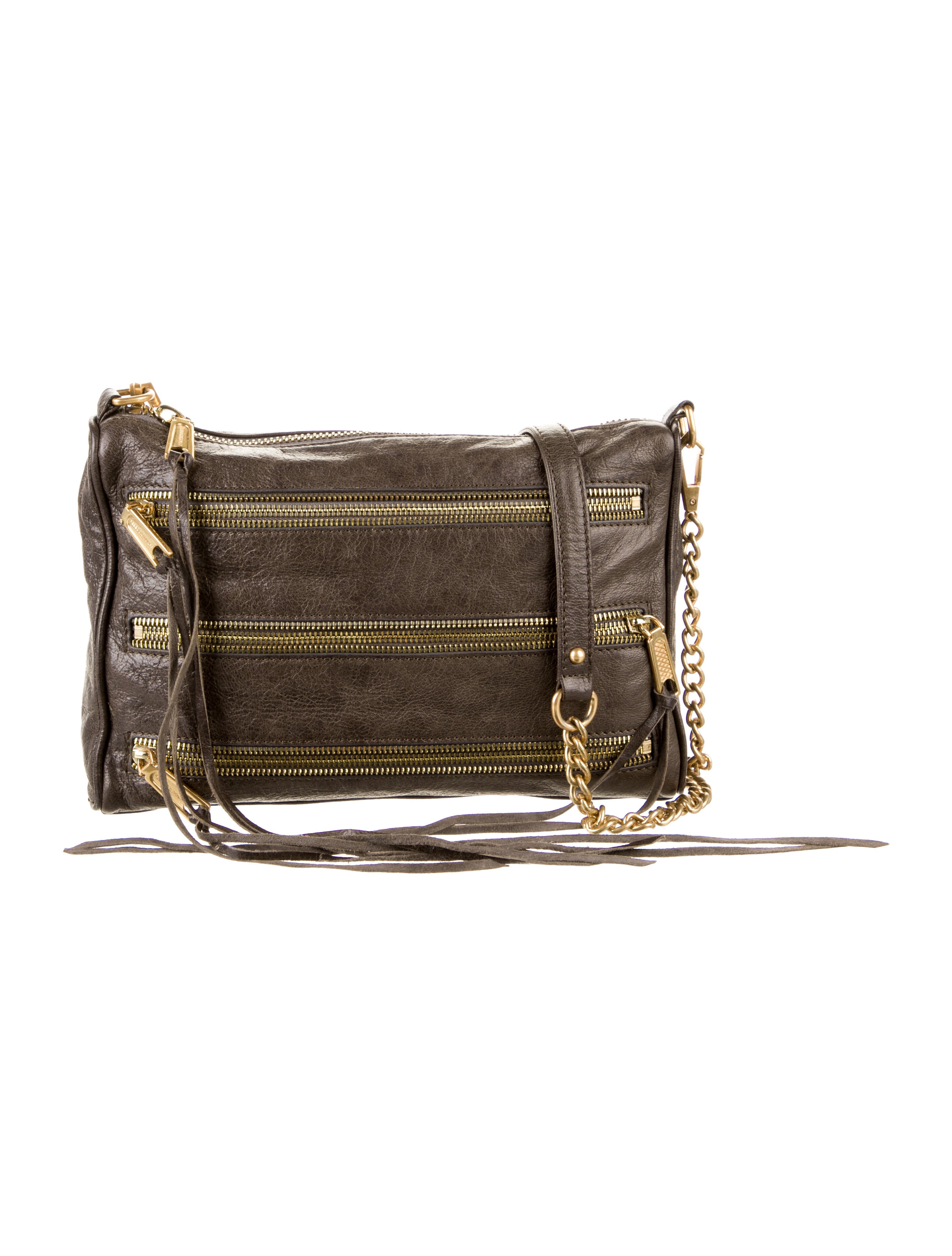 Rebecca Minkoff Moto 3Zip Crossbody Bag Brown Crossbody Bags, Handbags WRM30723 The RealReal