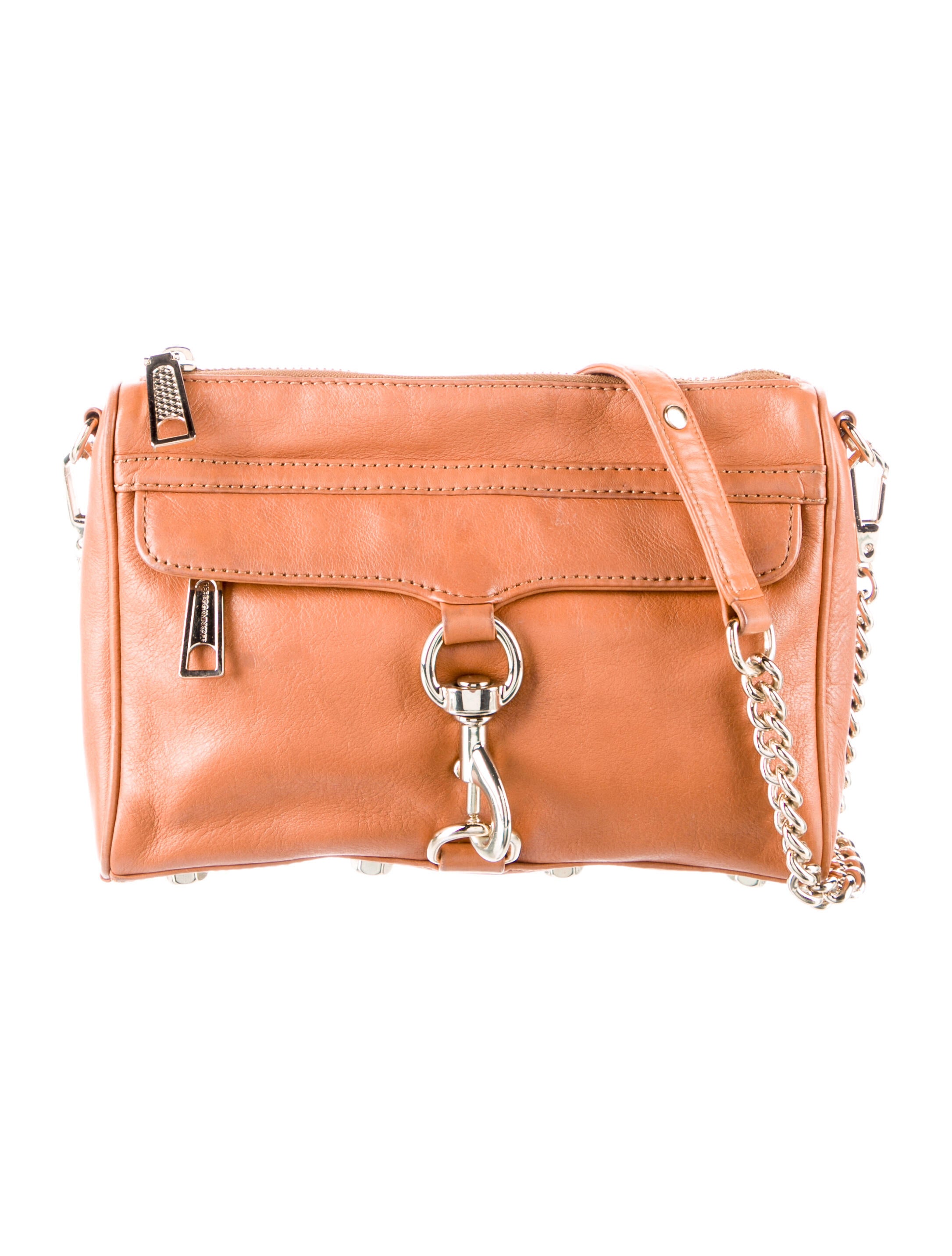 Rebecca Minkoff Moto 3Zip Crossbody Bag Brown Crossbody Bags