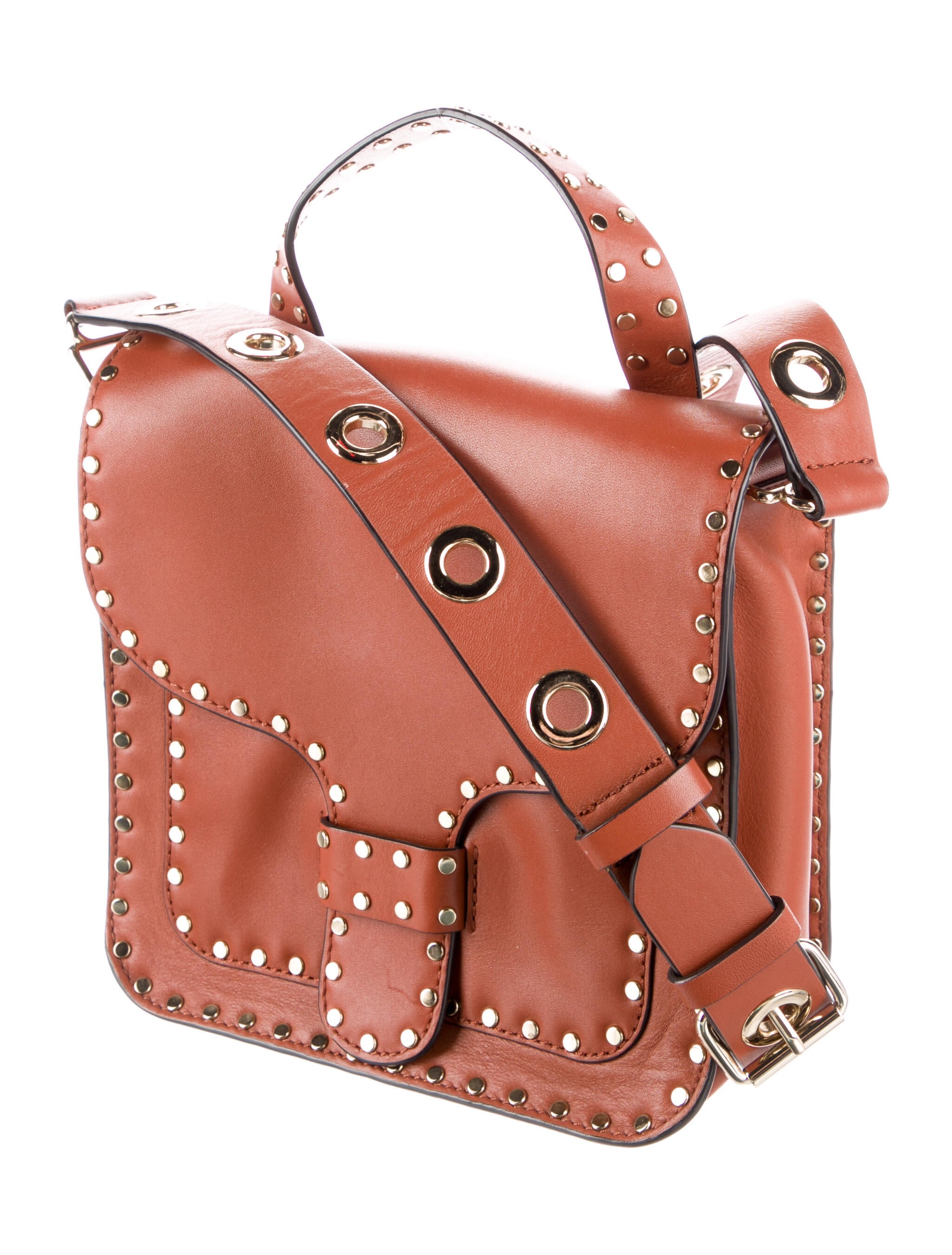 Rebecca Minkoff Moto 3Zip Crossbody Bag Brown Crossbody Bags, Handbags WRM30812 The RealReal