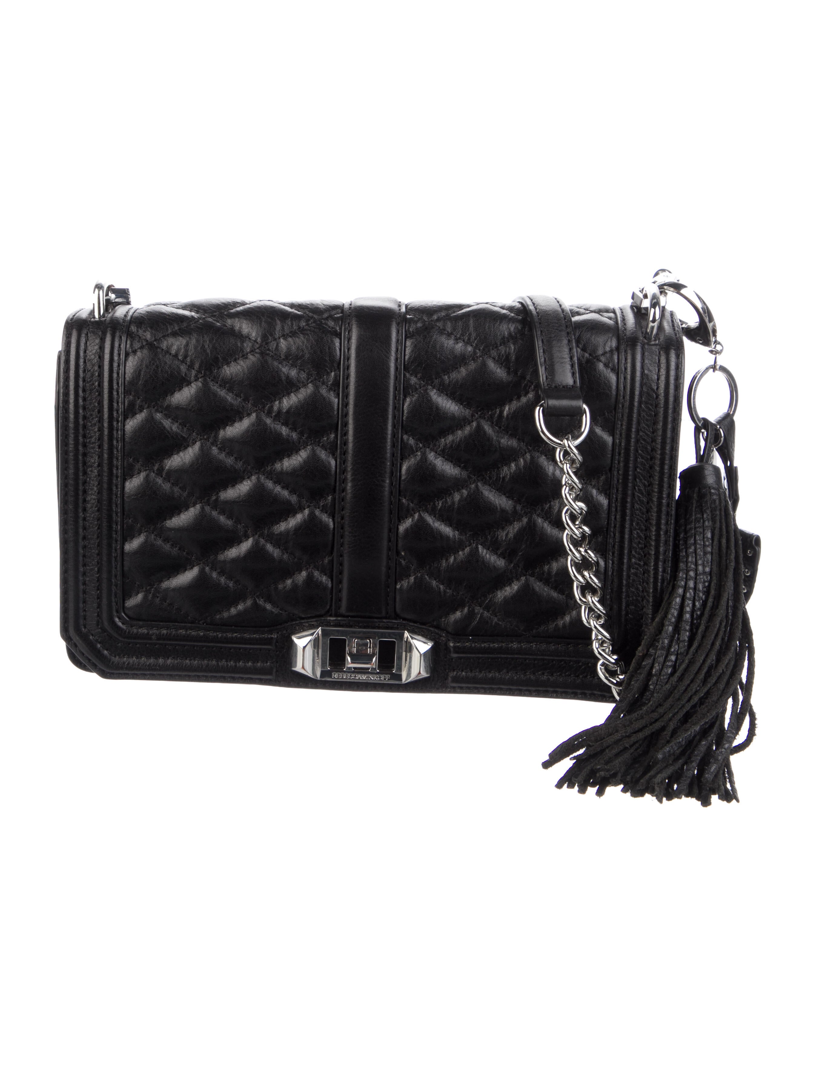 Rebecca Minkoff Tassel Leather Crossbody Bag Black Crossbody Bags