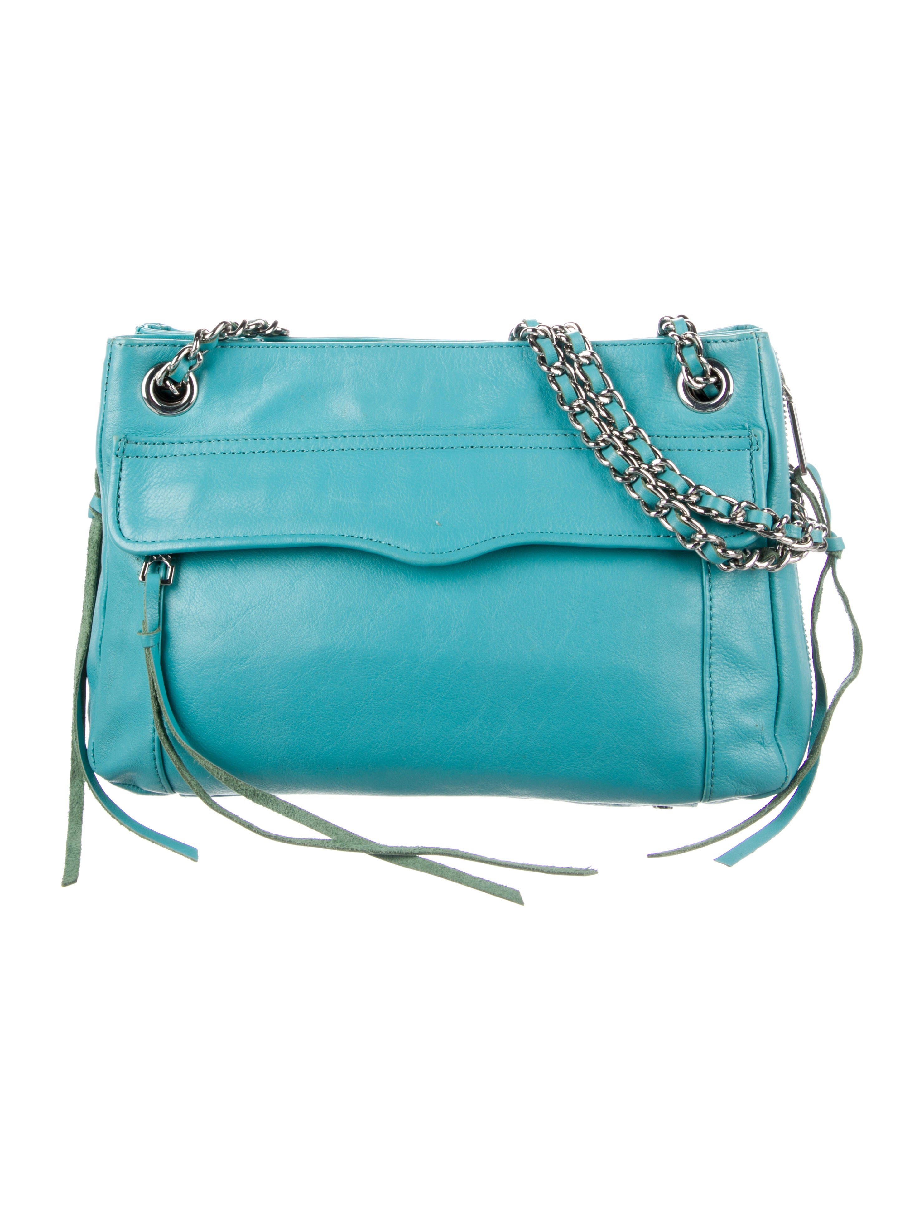 Rebecca Minkoff Leather Shoulder Bag Blue Shoulder Bags, Handbags