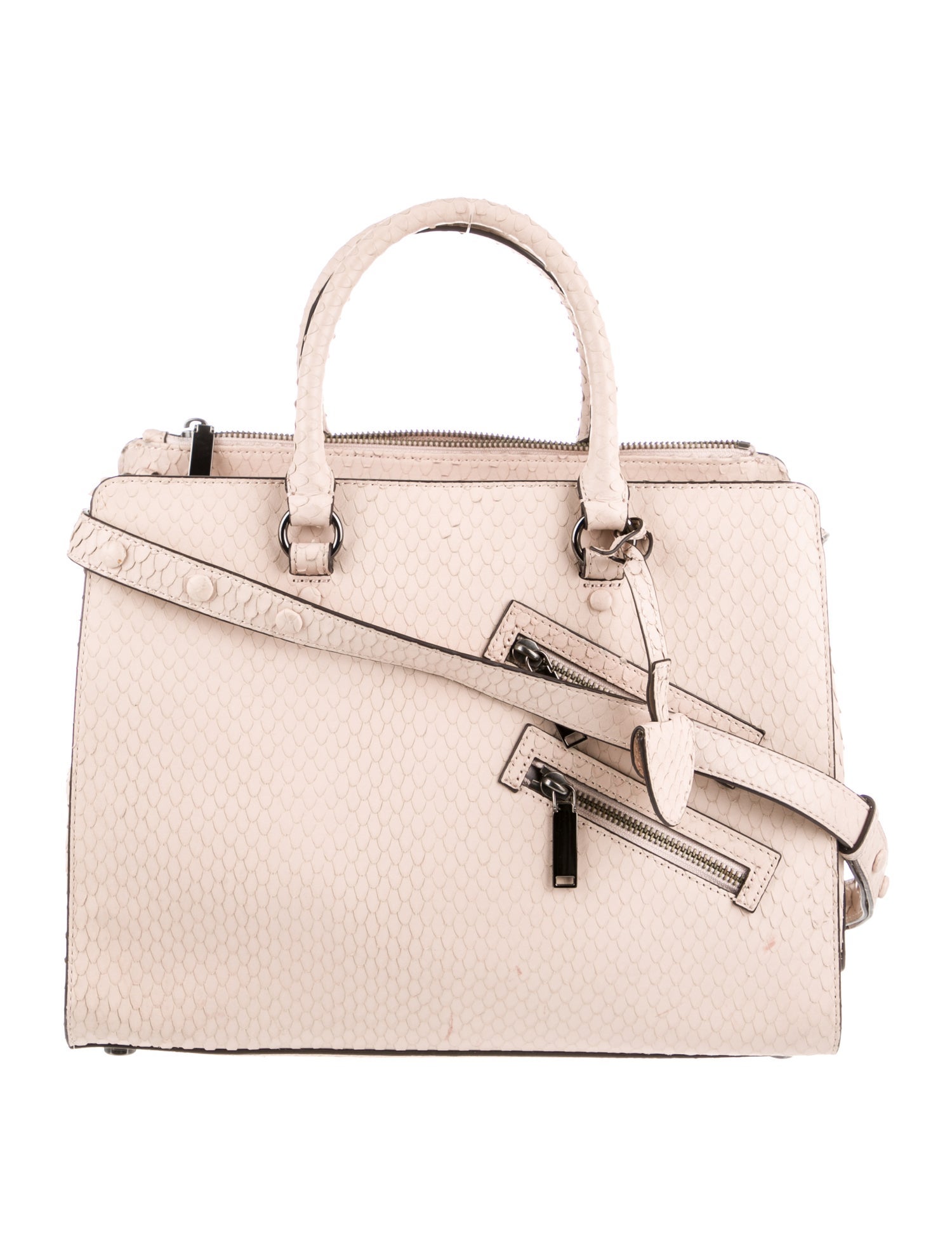 Rebecca Minkoff Leather Handle Bag Neutrals Handle Bags, Handbags