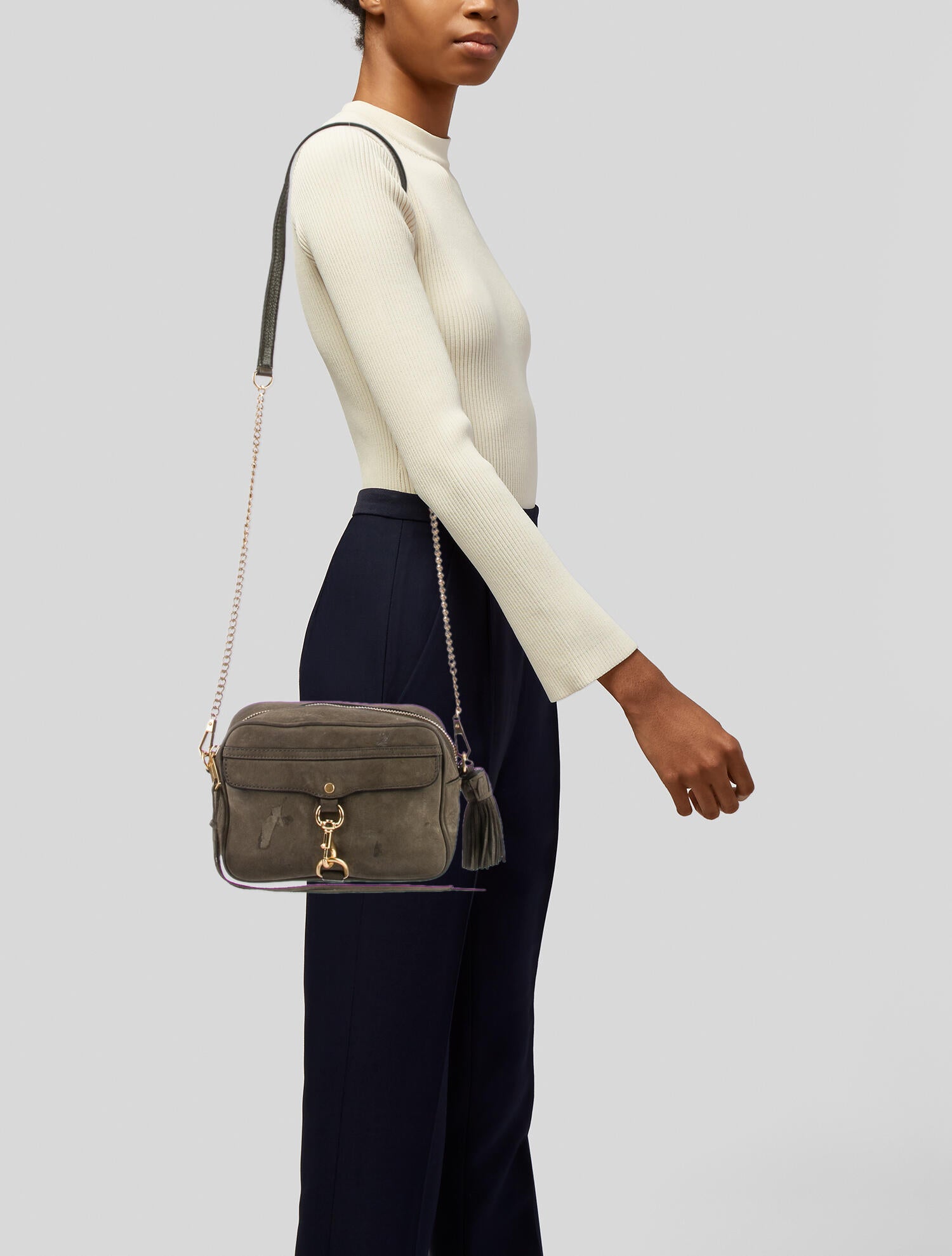 Rebecca Minkoff Suede Crossbody Bag Neutrals Crossbody Bags, Handbags