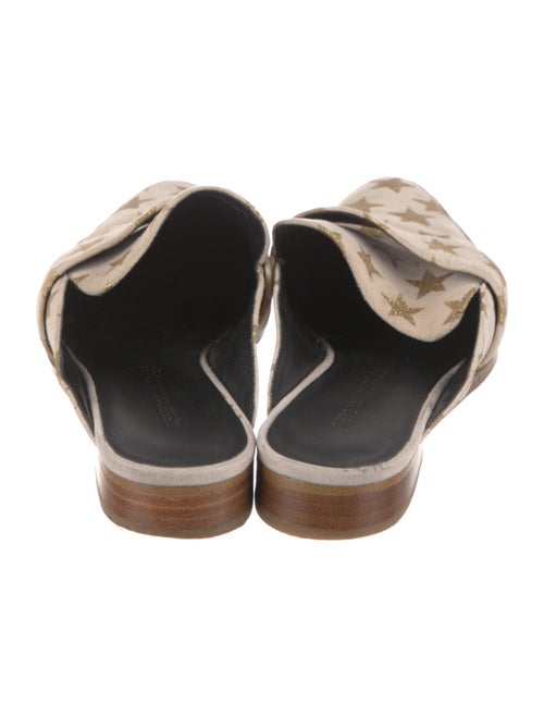 Rebecca Minkoff Suede Floral Print Mules