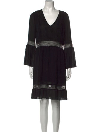 Rebecca Minkoff V-Neck Knee-Length Dress