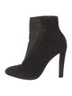 Rebecca Minkoff Suede Leather Trim Embellishment Sock Boots