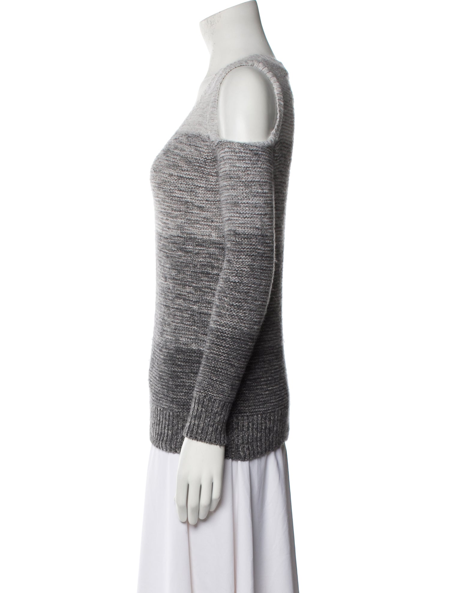 Rebecca Minkoff Striped V-Neck Sweater