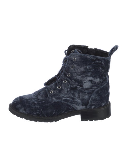 Rebecca Minkoff Velvet Tie-Dye Print Combat Boots