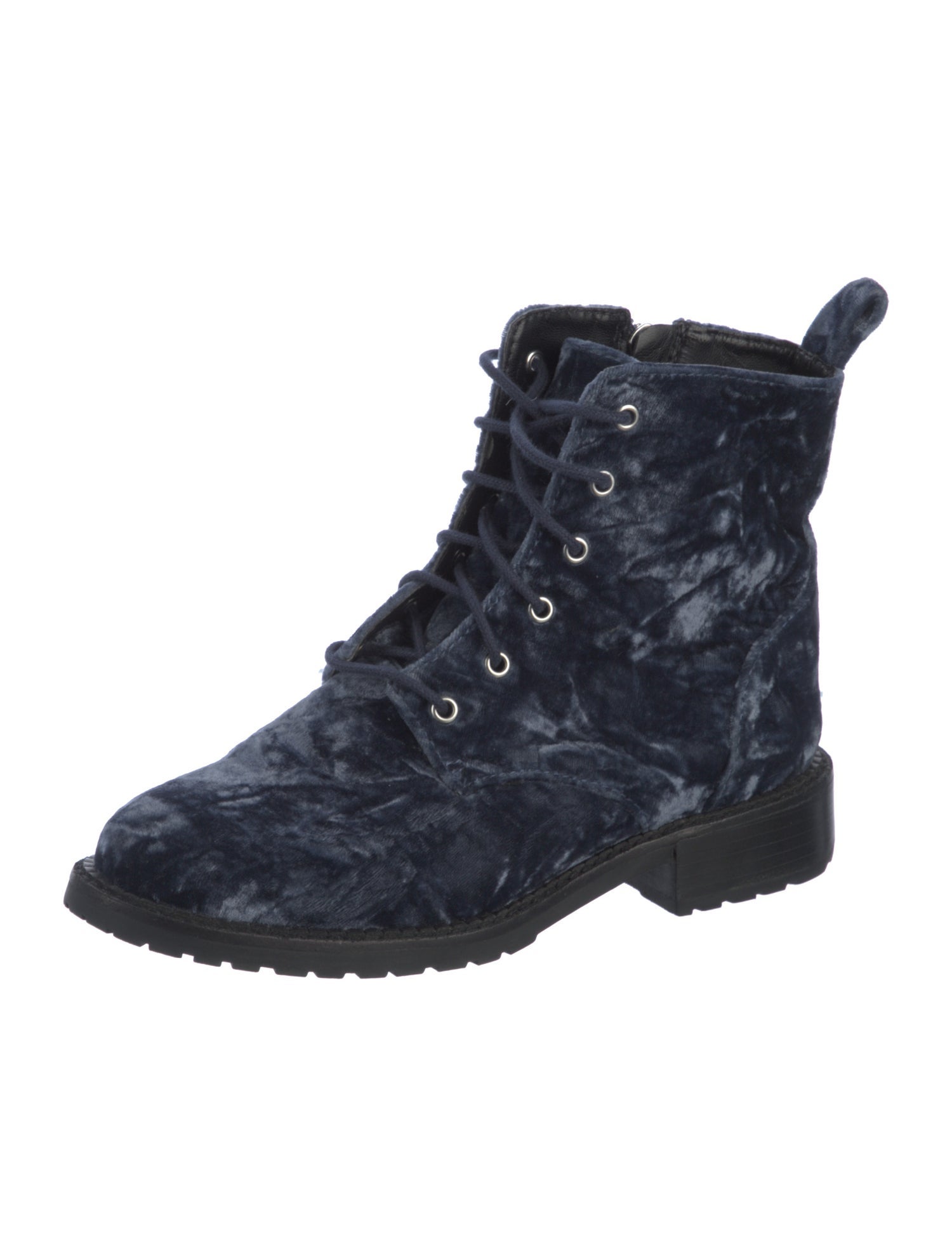 Rebecca Minkoff Velvet Tie-Dye Print Combat Boots