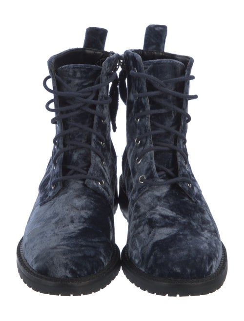 Rebecca Minkoff Velvet Tie-Dye Print Combat Boots