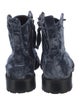Rebecca Minkoff Velvet Tie-Dye Print Combat Boots