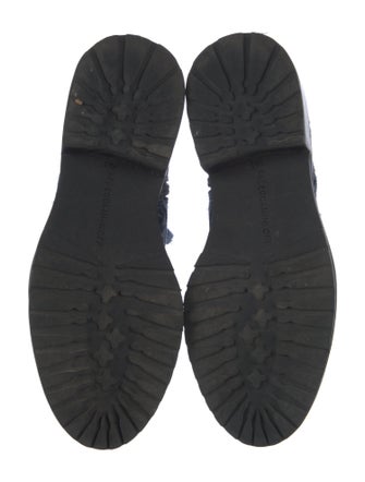 Rebecca Minkoff Velvet Tie-Dye Print Combat Boots