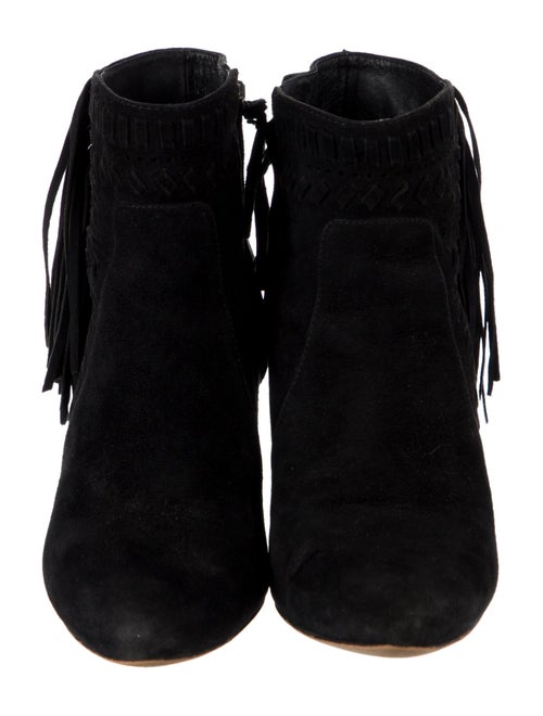Rebecca Minkoff Suede Fringe Trim Accent Boots