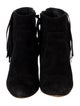 Rebecca Minkoff Suede Fringe Trim Accent Boots