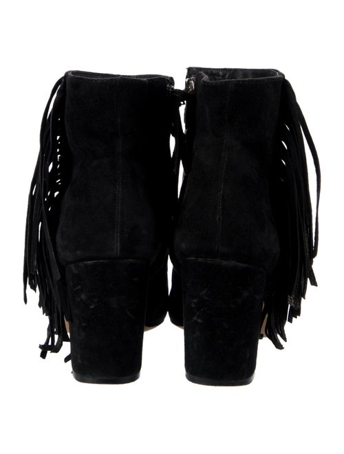 Rebecca Minkoff Suede Fringe Trim Accent Boots