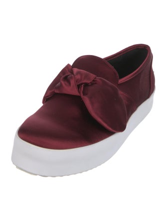 Rebecca Minkoff Satin Bow Accents Sneakers