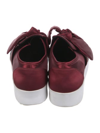 Rebecca Minkoff Satin Bow Accents Sneakers